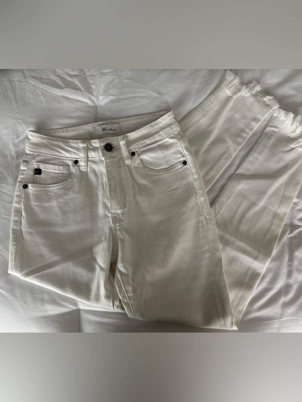 Kancan high rise straight jeans